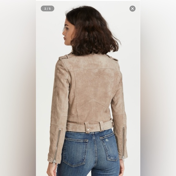 BLANKNYC Suede Moto Jacket size Small Never Worm - Picture 3 of 12